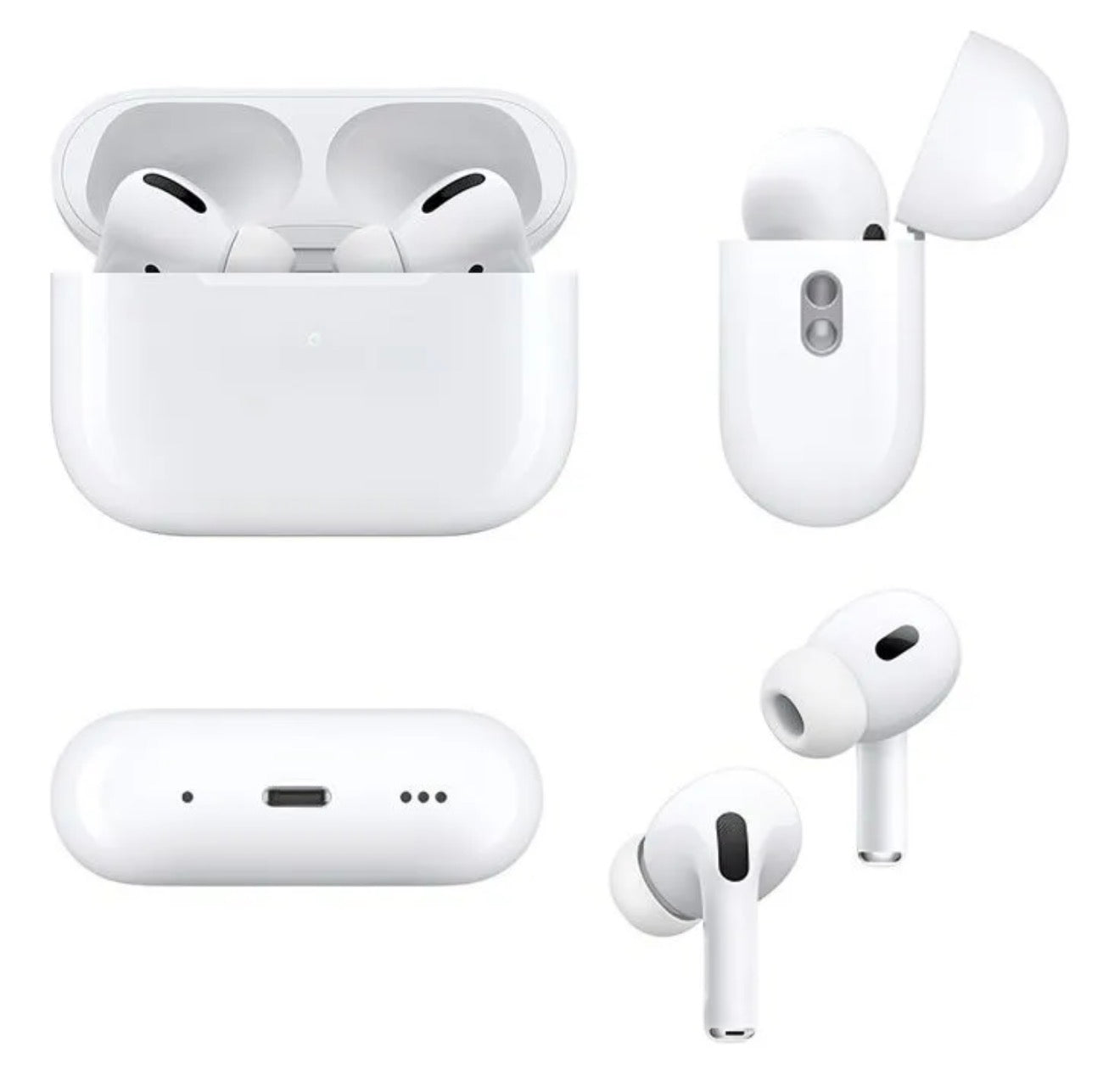 Audifonos Pro 2a Gen Compatibles Con iPhone Y Android Color Blanco