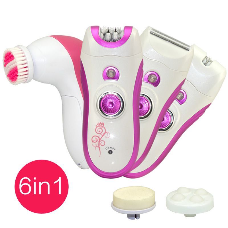 Depiladora y Kit de Cuidado Femenino Kemei KM-3066