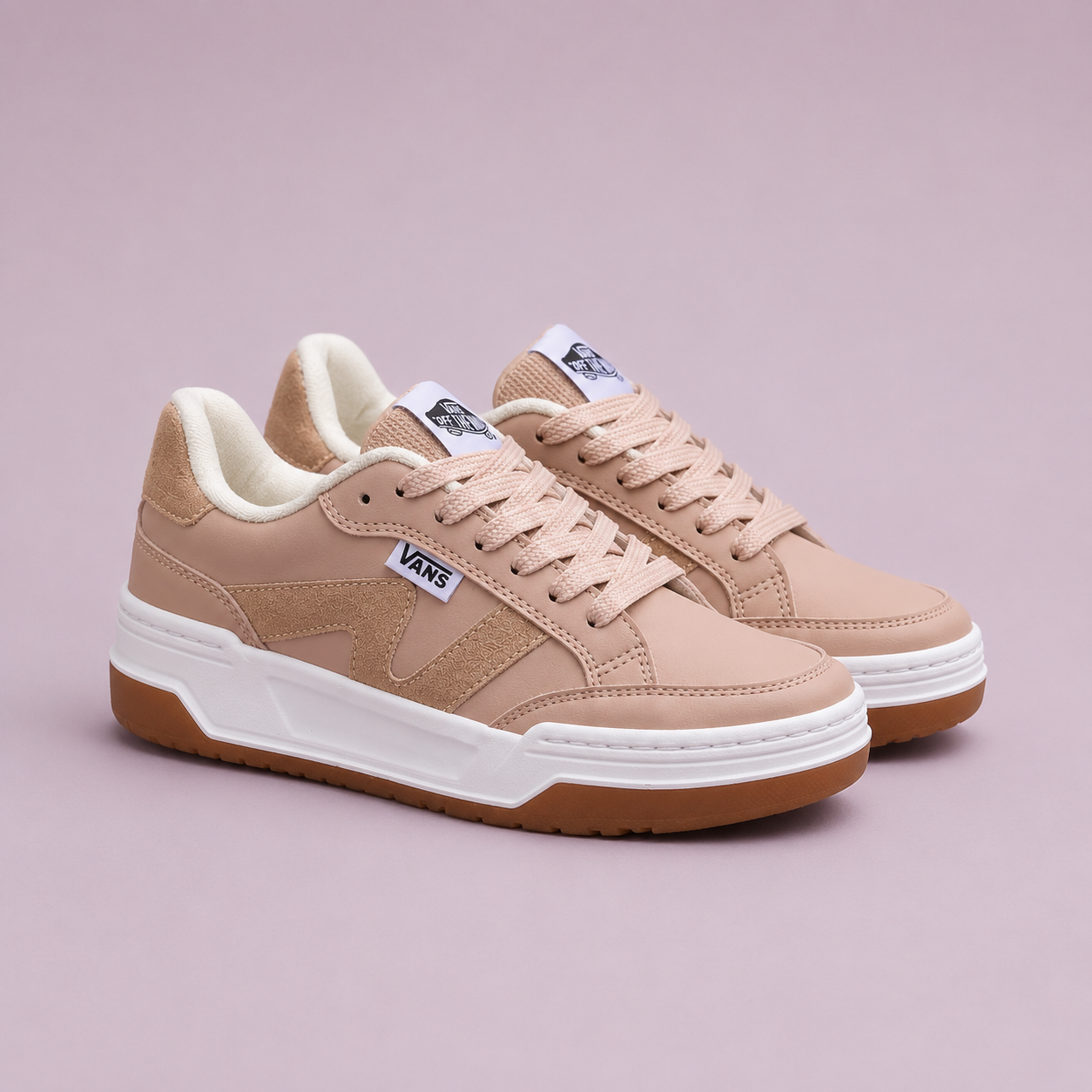 Tenis Urbanos Beige Premium  Comodidad y Estilo para Cada Día